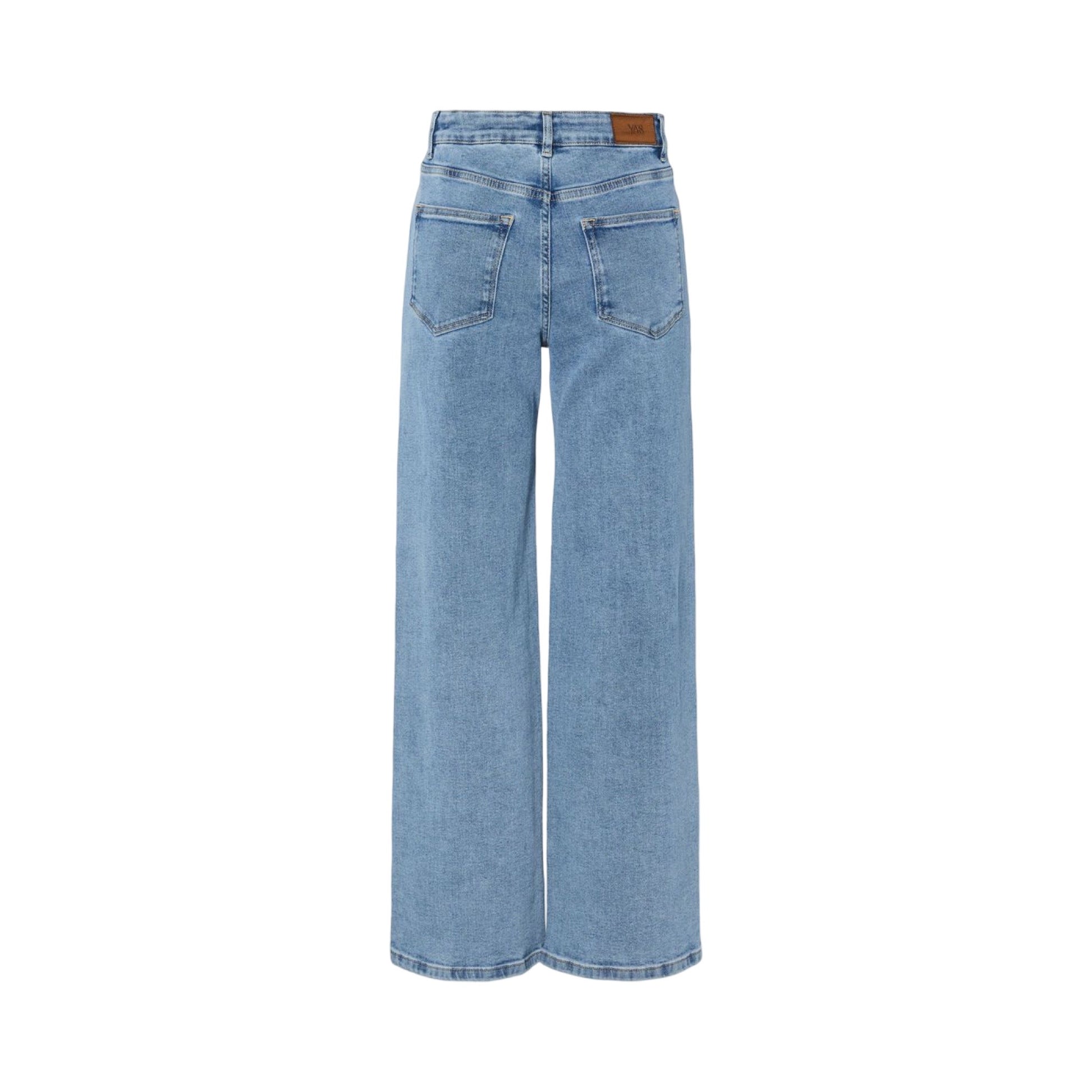 YAS - Yasrosie HW straight fit jeans - Light bluse denim - Merle og Wilde ApS