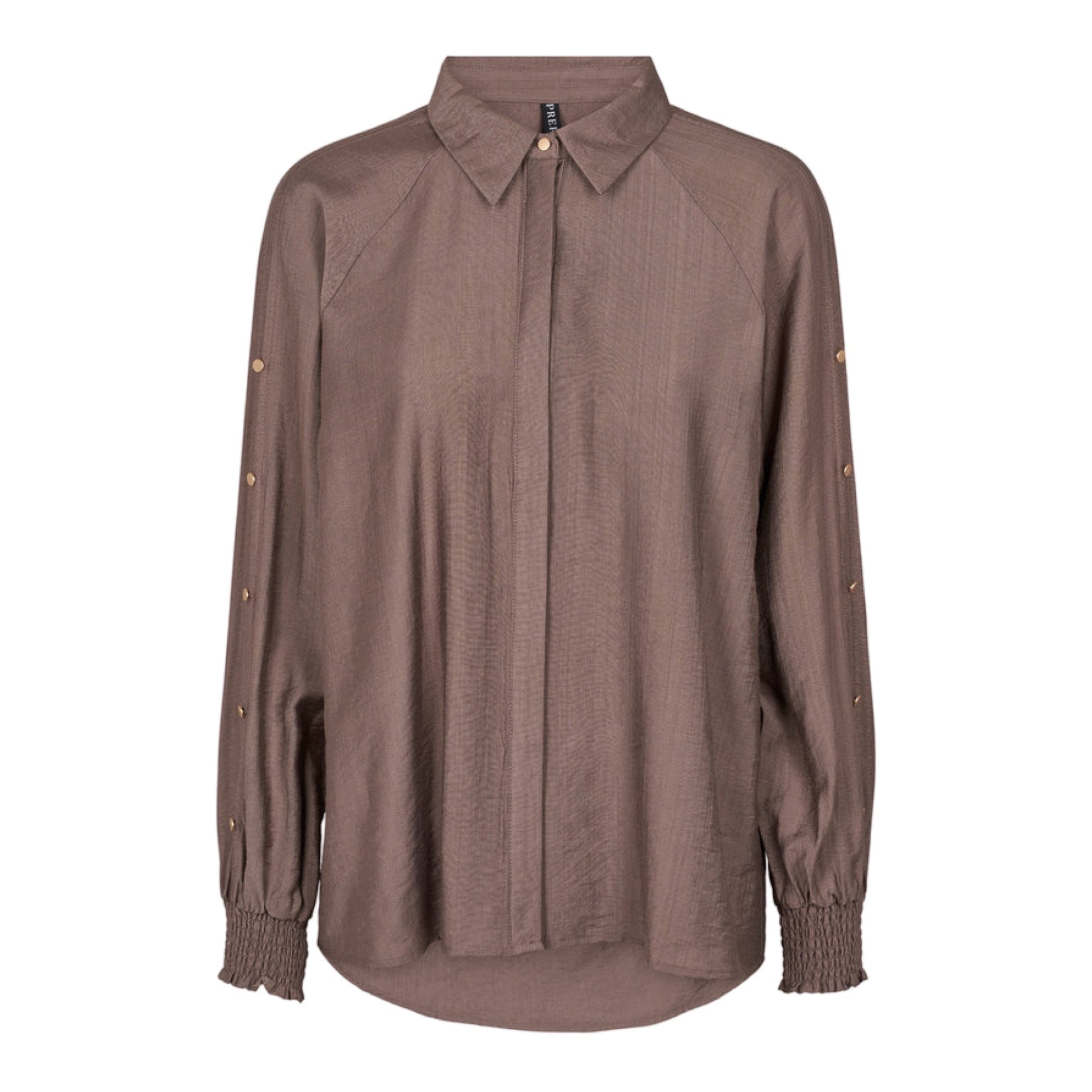 PREPAIR - Ofelia blouse - chocolate - Merle og Wilde ApS