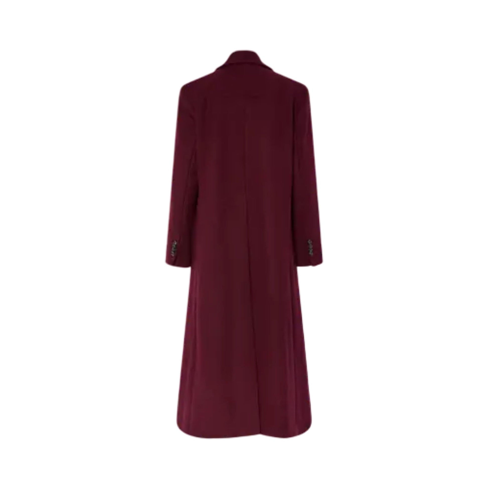 YAS - Yasroyla LS wool blend Long coat AB - 6 port royale - Merle og Wilde ApS