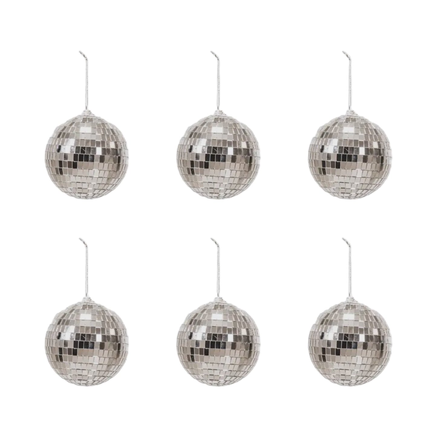 Housevitamin - Julepynt - diskokugler - 6 pak - Fåes i farver sølv & guld/pink - Merle og Wilde ApS