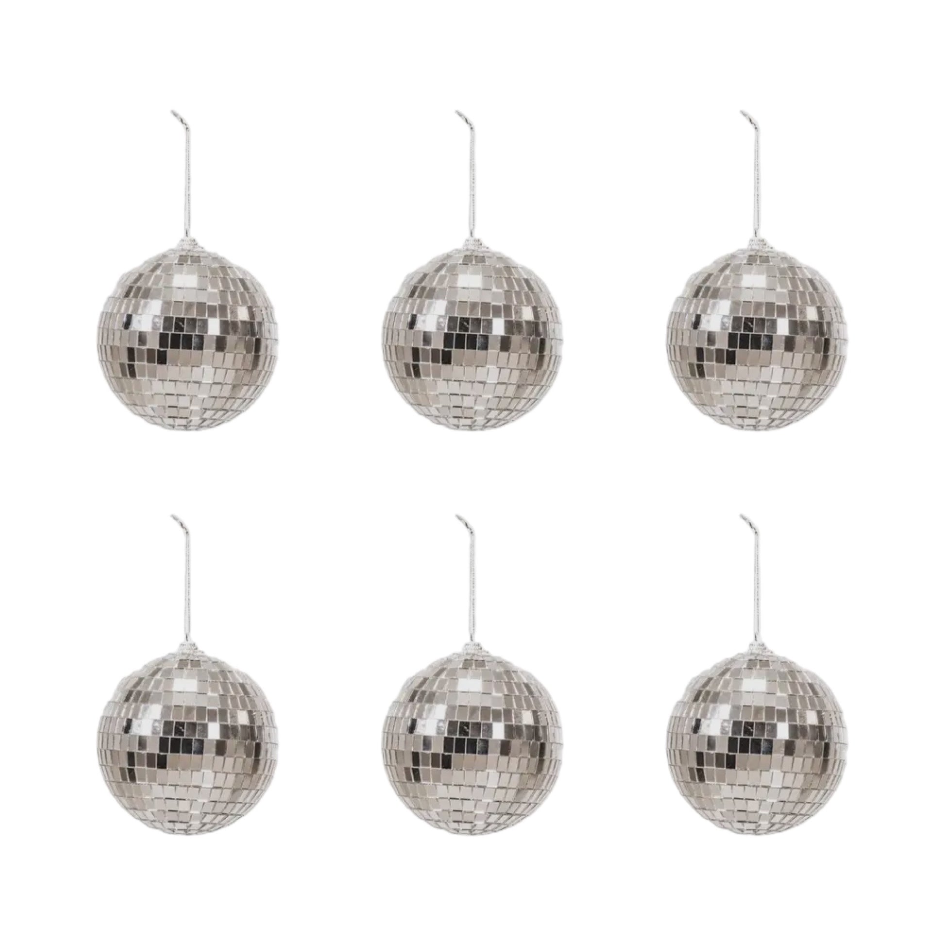 Housevitamin - Julepynt - diskokugler - 6 pak - Fåes i farver sølv & guld/pink - Merle og Wilde ApS