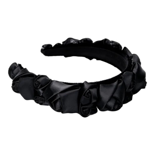 Black colour - BCnatasha blossom headband - Black