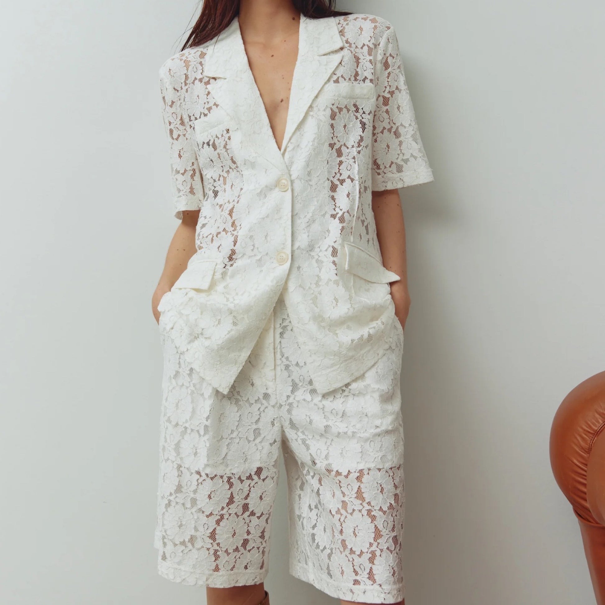 Preorder feb. - Noella - N - kazianna MW shorts - Ivory - Merle og Wilde ApS