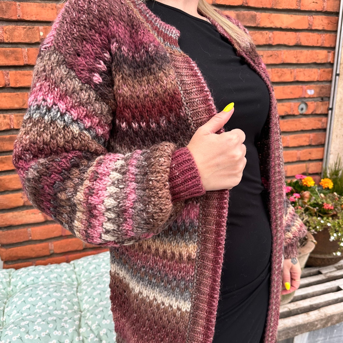 Noella - Gio Knit cardigan - Rust mix