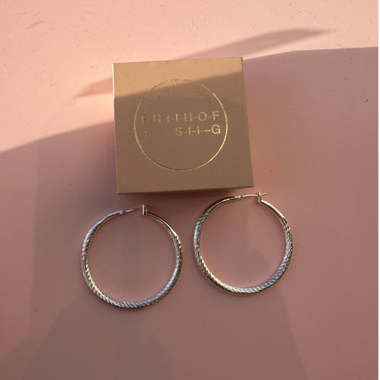 Frihoff+Siig - Hoops øreringe - sølv - Merle og Wilde ApS
