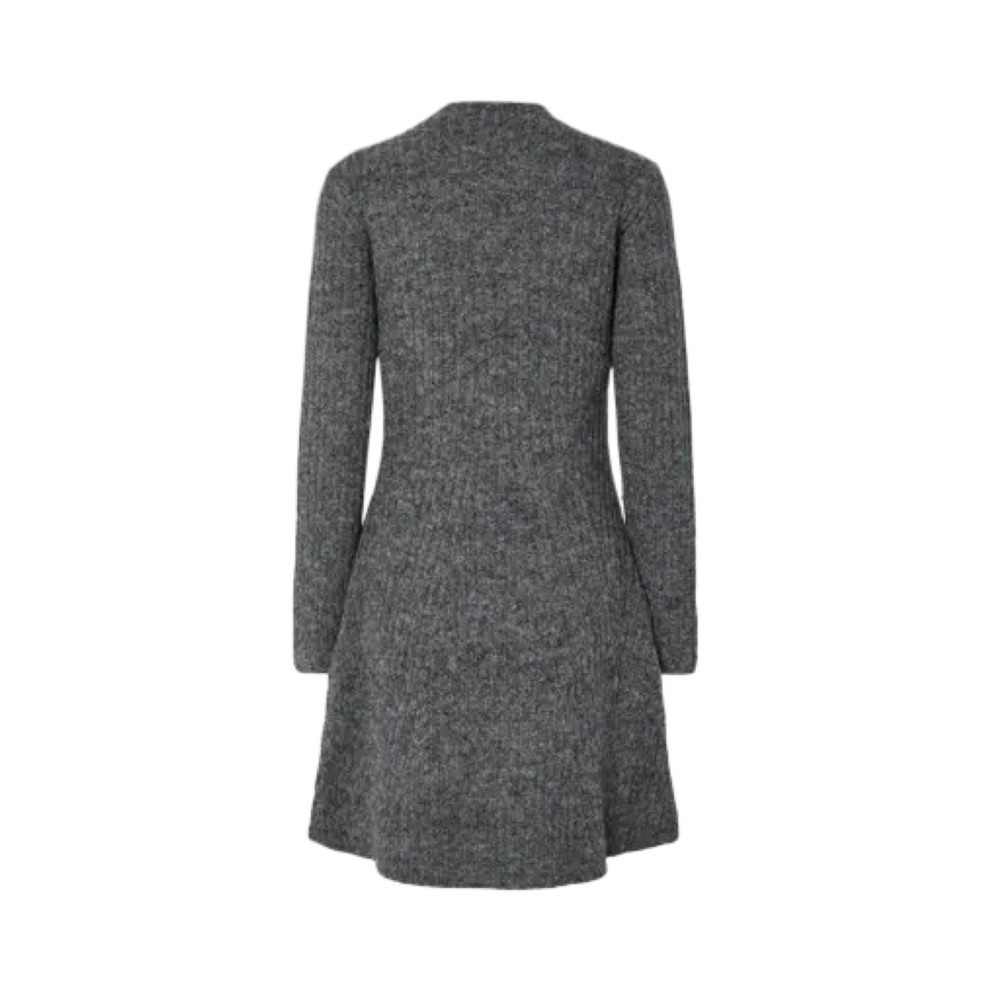 YAS - Yasdolly LS knit dress s. Noos - Grey - Merle og Wilde ApS