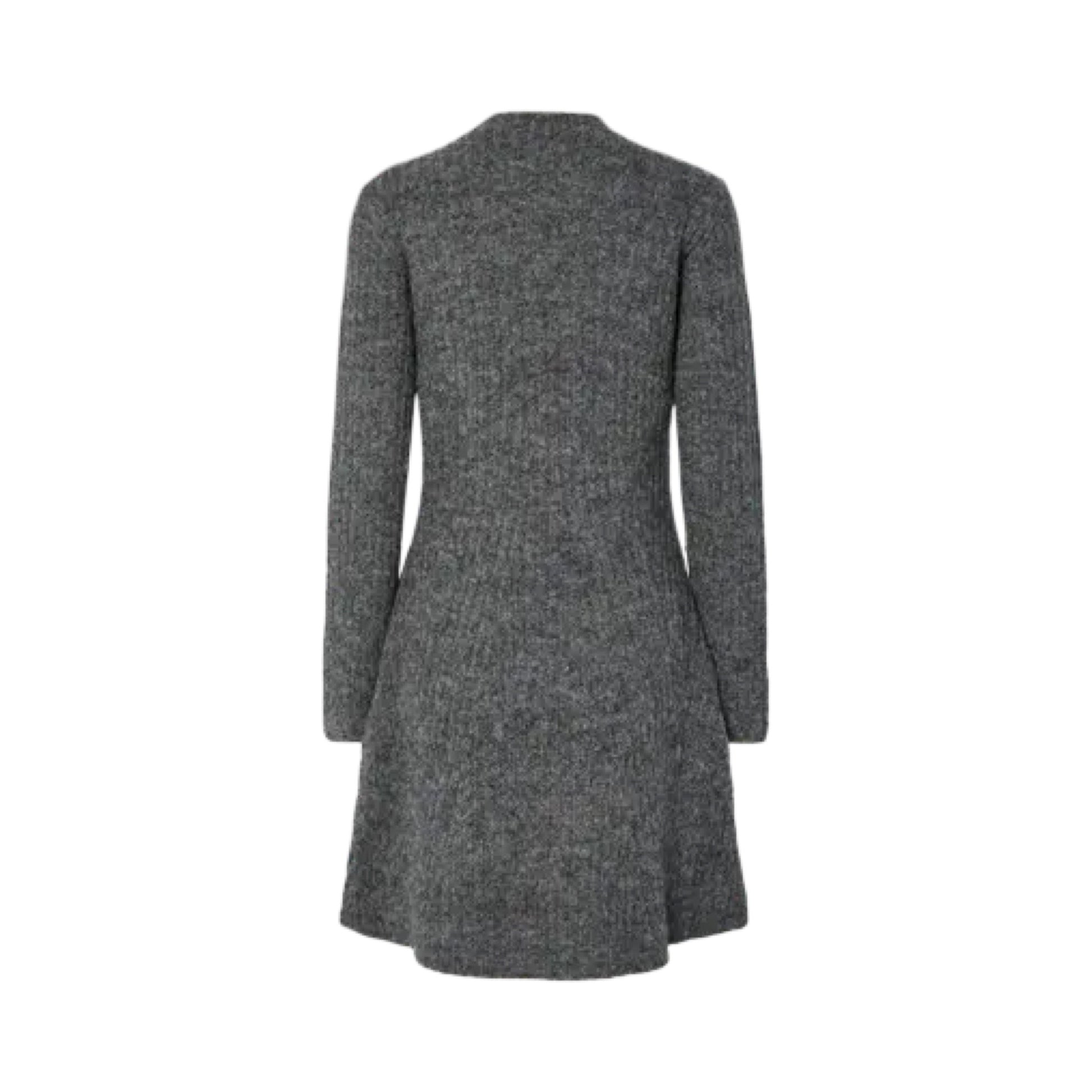 YAS - Yasdolly LS knit dress s. Noos - Grey - Merle og Wilde ApS