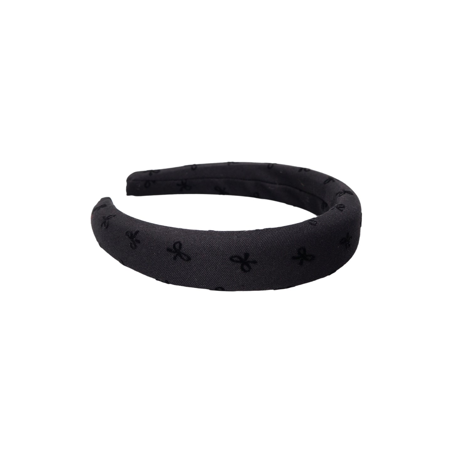 Black colour - BCaksana Bow headband - Black