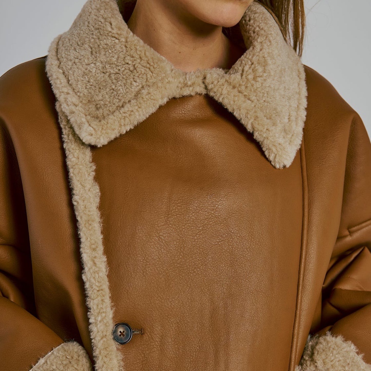 NORR - Hanny jacket - Cognac - Merle og Wilde ApS