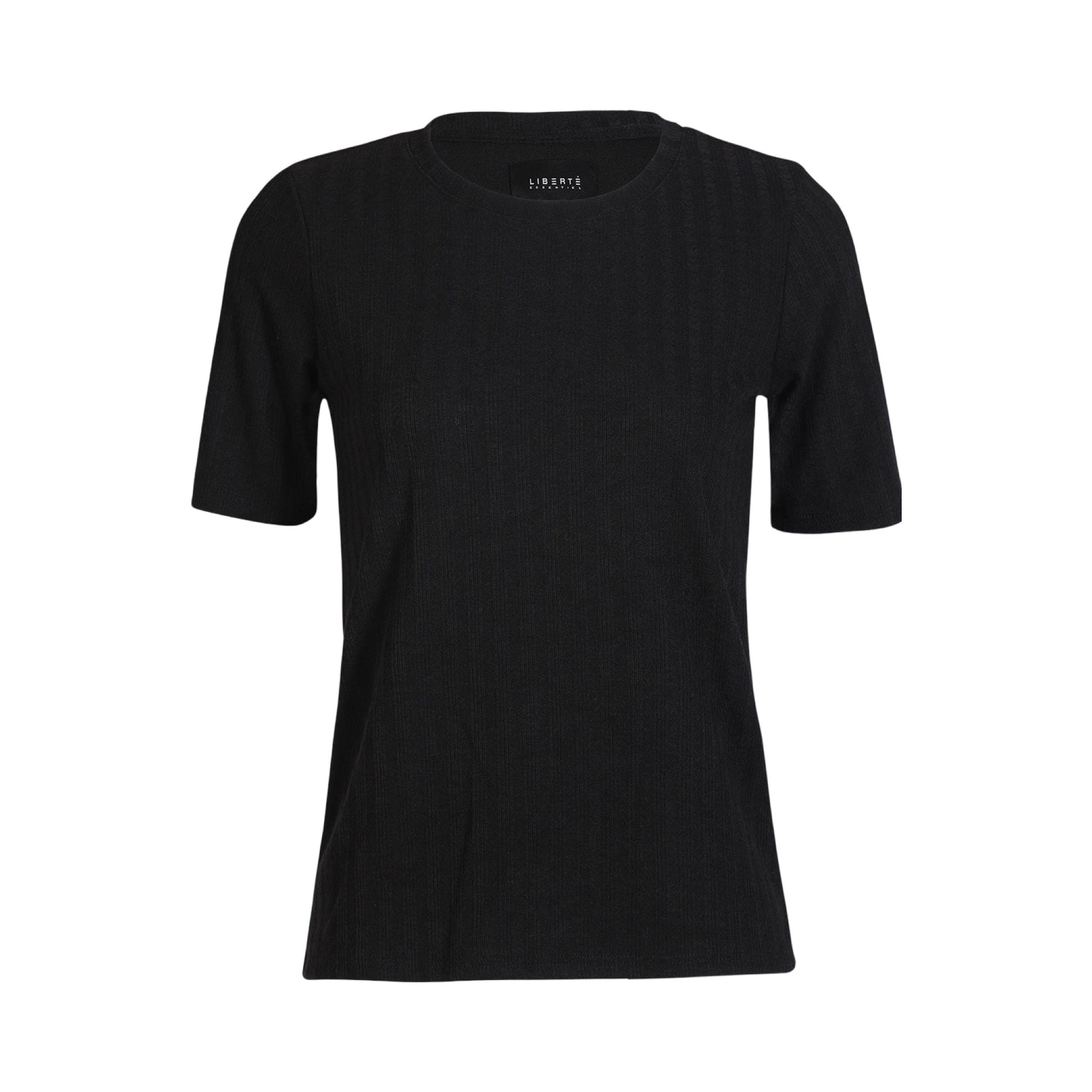Liberte - Helen - Heart - Tshirt - black - Merle og Wilde ApS