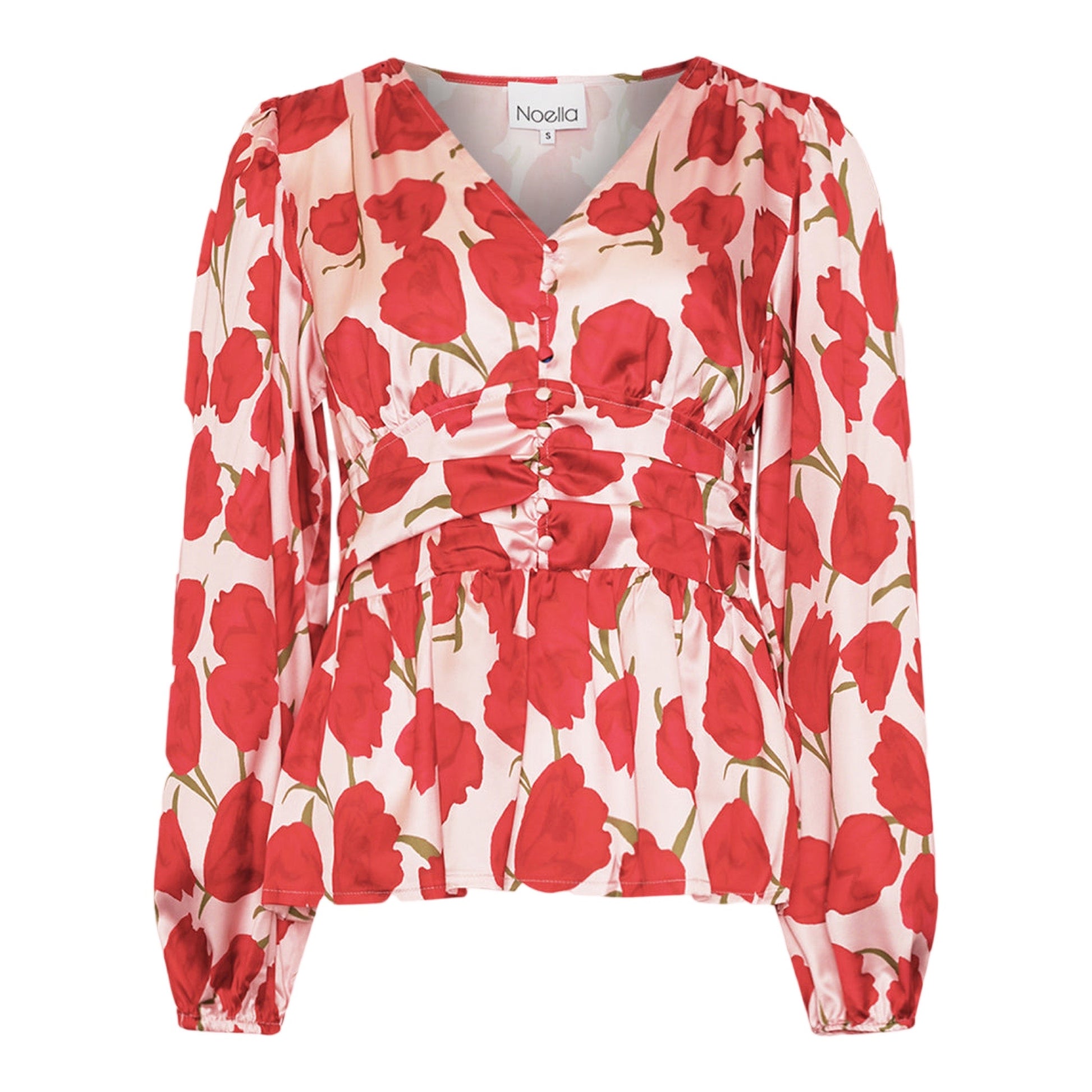 Noella - Patty blouse - Tulip print - Merle og Wilde ApS