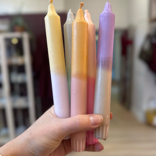 Dip dye lys - 5 stk - forskellige farver - Merle og Wilde ApS