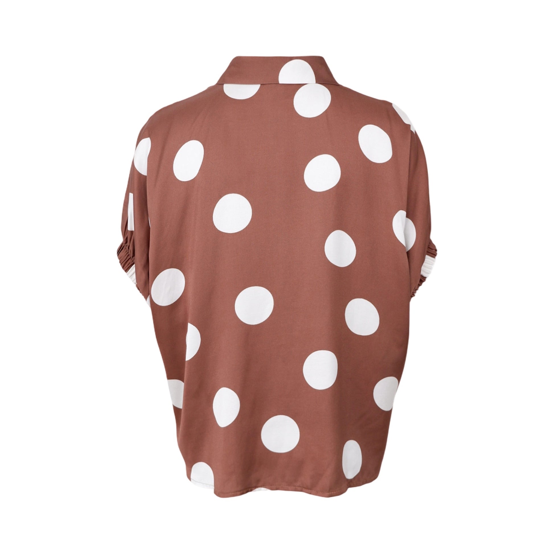 Black colour - Bcmabel shirt blouse - Mocca dot - Merle og Wilde ApS
