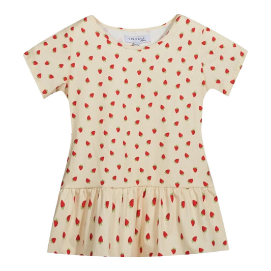 Liberte - Alma-Frill-T-Shirt - Creamy Strawberry - Kids