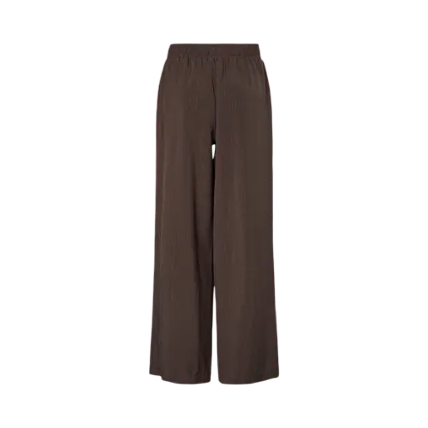 YAS - Yasshimma HMW pant - chocolate Brown w. Metallic pinstripe - Merle og Wilde ApS