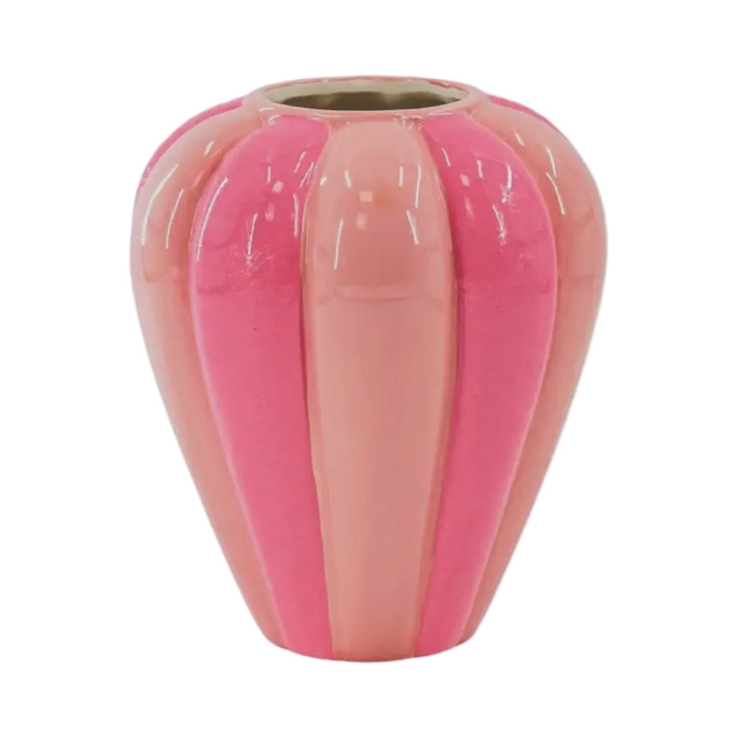 Housevitamin - Vase Swirl keramik - Pink/rosa - Merle og Wilde ApS