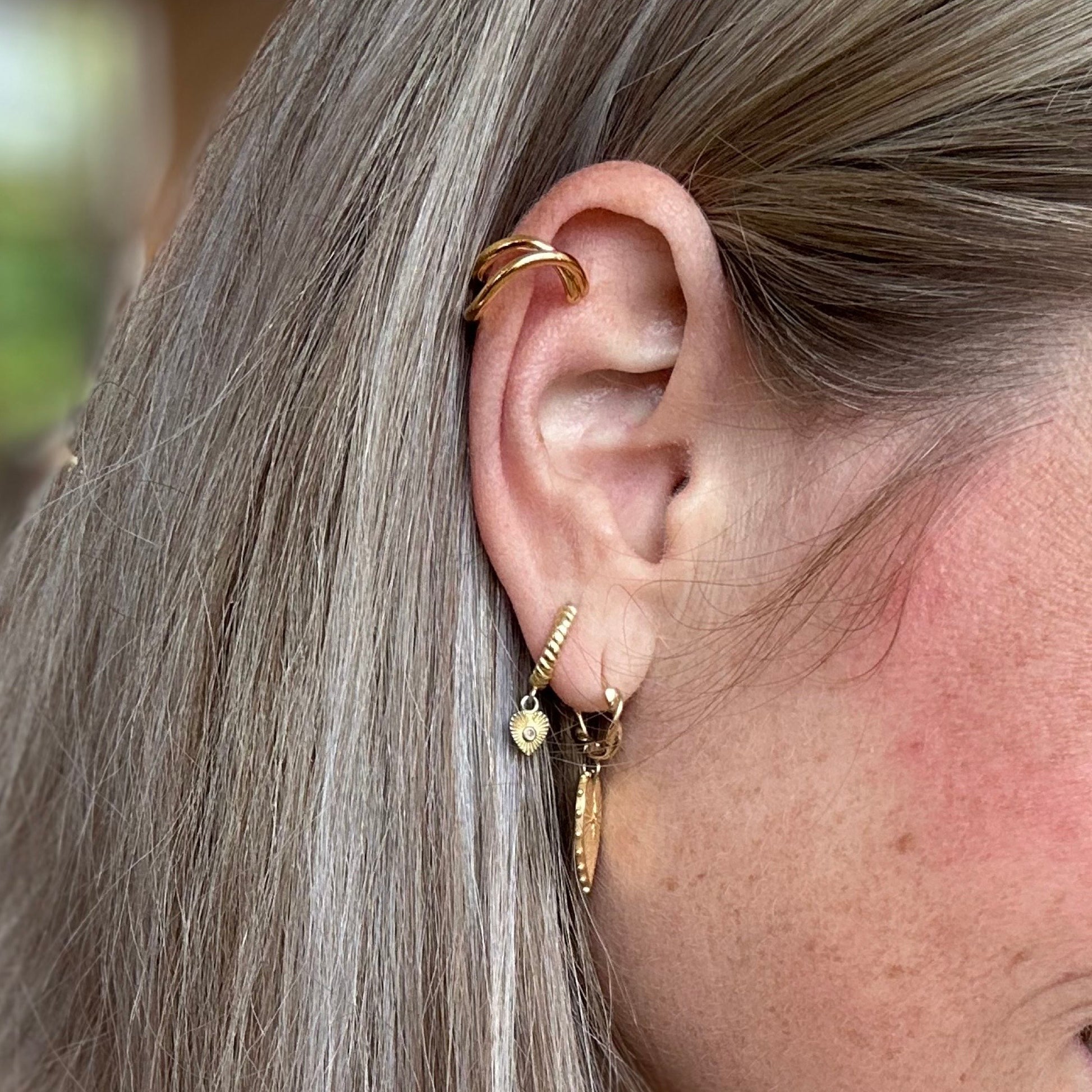 Friihof+Siig - Ear Cuff - Guld - Merle og Wilde ApS