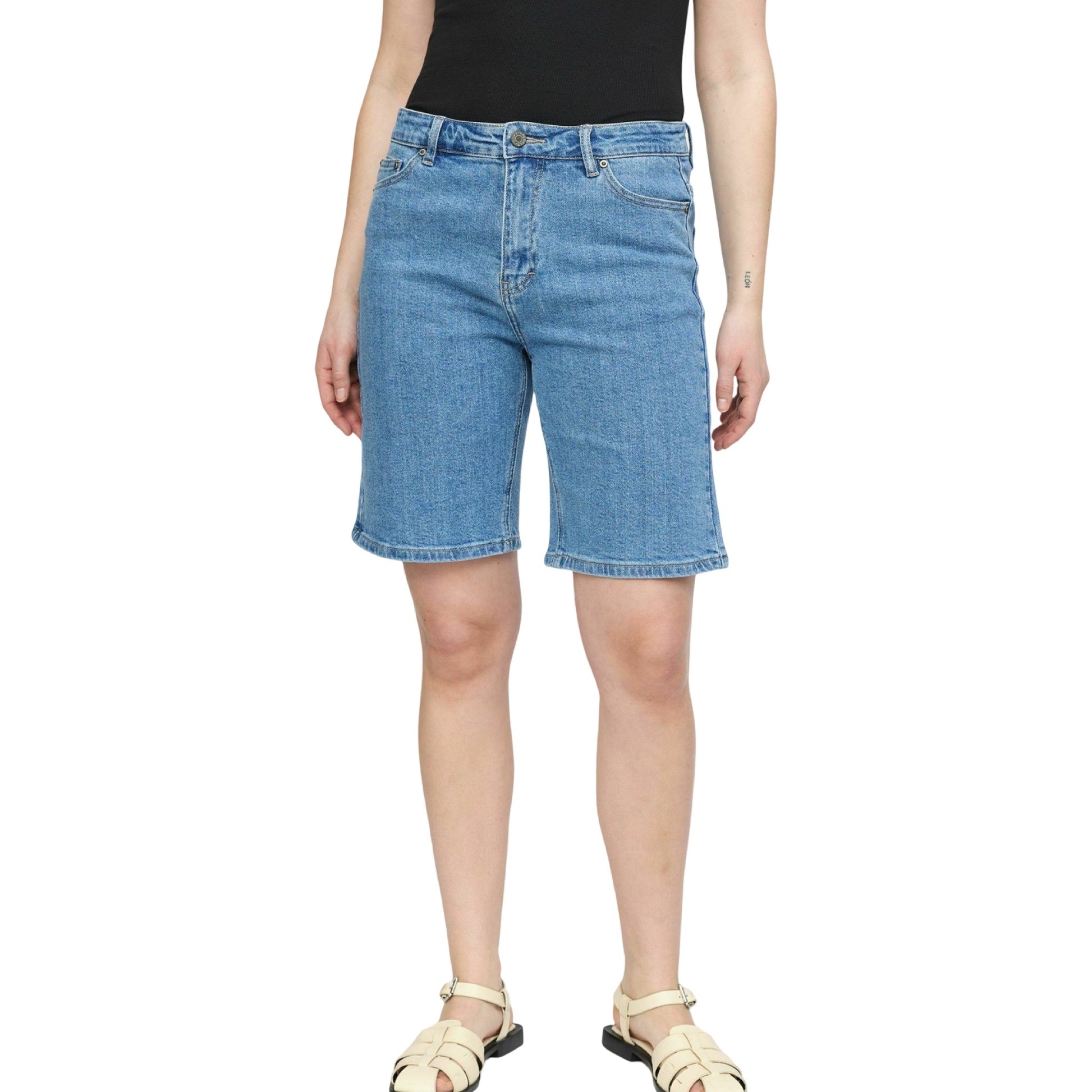 Soft rebels - SREtta shorts - denim blue - Merle og Wilde ApS