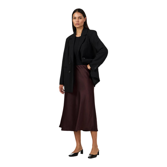 Y.A.S - Yas pella HW midi skirt - Winetasting