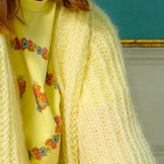 Noella - Joseph knit cardigan - light Yellow - Merle og Wilde ApS