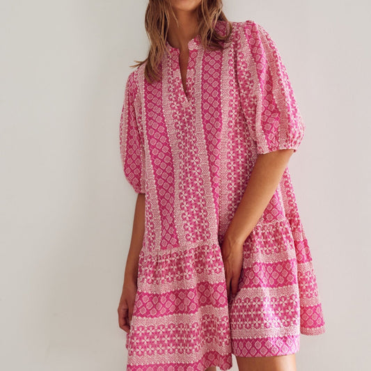 Noella - Lillianna Dress pink suger Combo - Merle og Wilde ApS