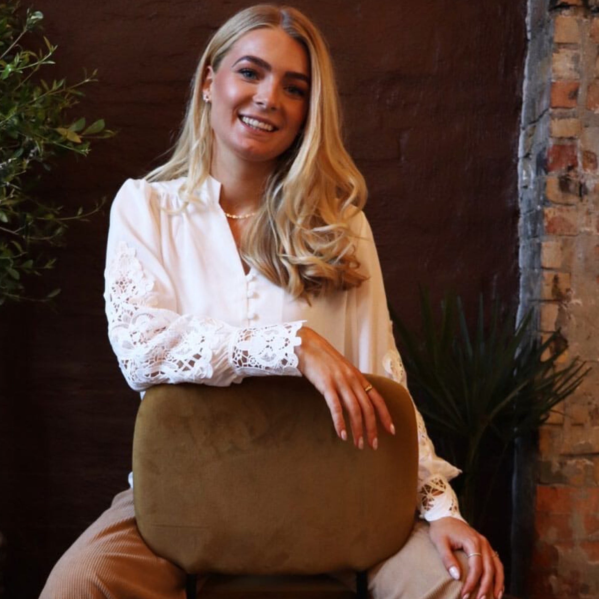 Liberte - Rigmor LS Blouse - White - Merle og Wilde ApS