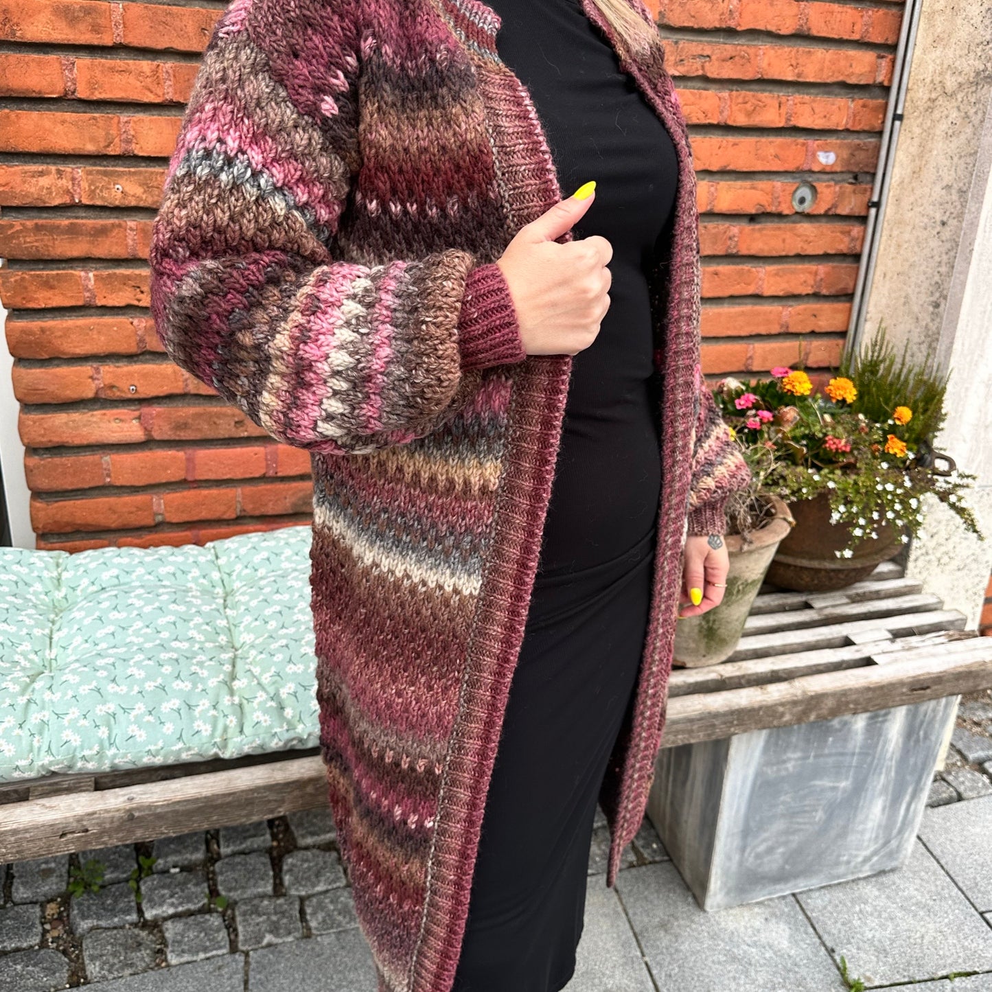 Noella - Gio Knit cardigan - Rust mix