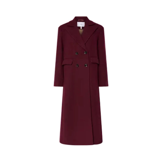YAS - Yasroyla LS wool blend Long coat AB - 6 port royale - Merle og Wilde ApS