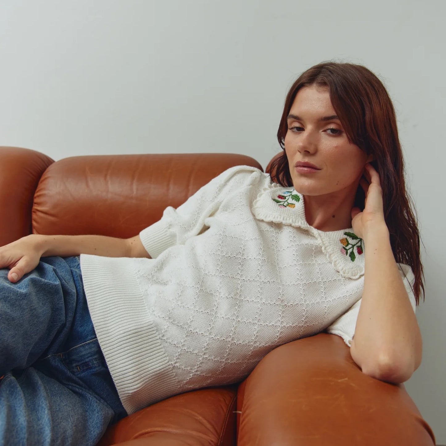 Preorder feb. - Noella - N - Madeleine knit - ivory - Merle og Wilde ApS