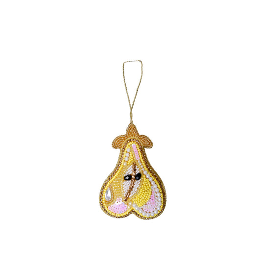 Black Colour - BCpear Christmas ornament - yellow