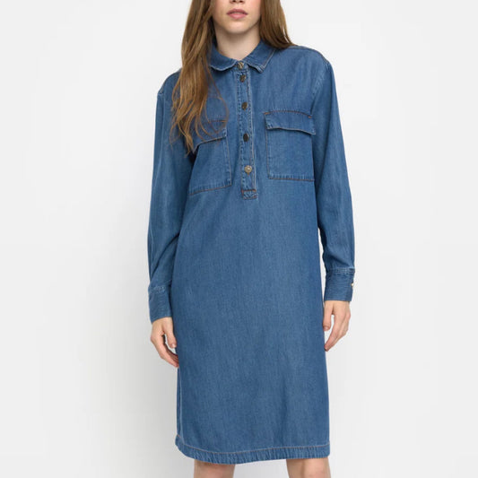 Soft rebels - SRErin dress - denim Wash