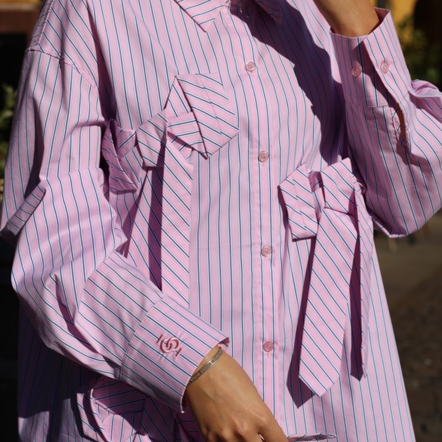 Cras - Kind Shirt - knæk cancer special edition - pink stribe