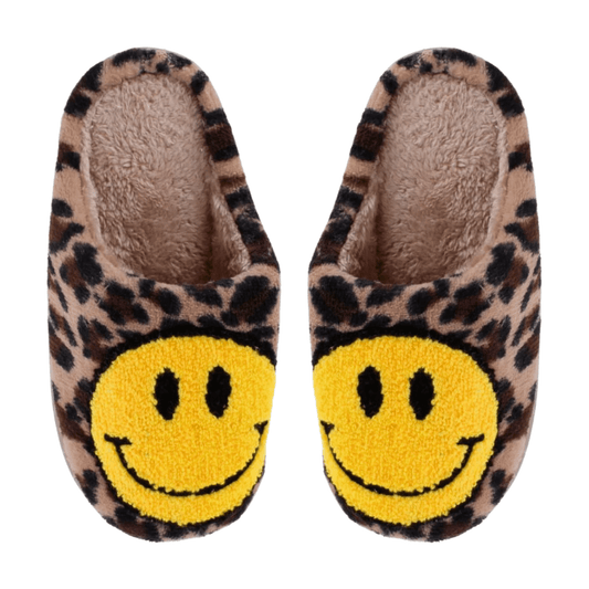Bystær - Smiley slippers - Leo/gul - Merle og Wilde