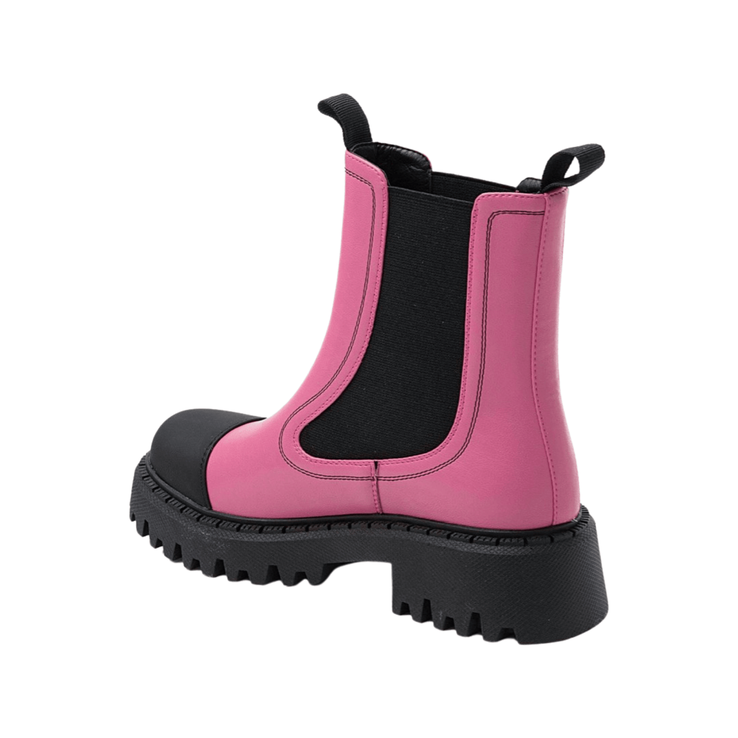Ideal shoes støvle - lyserød/sort