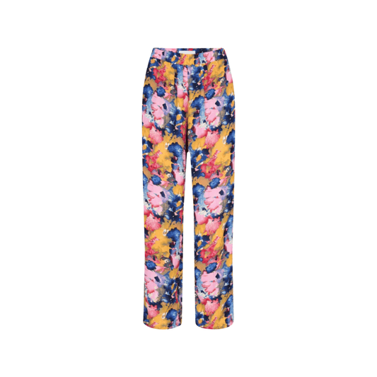 Liberte - Maggie-LS-pants - Pink/blue print