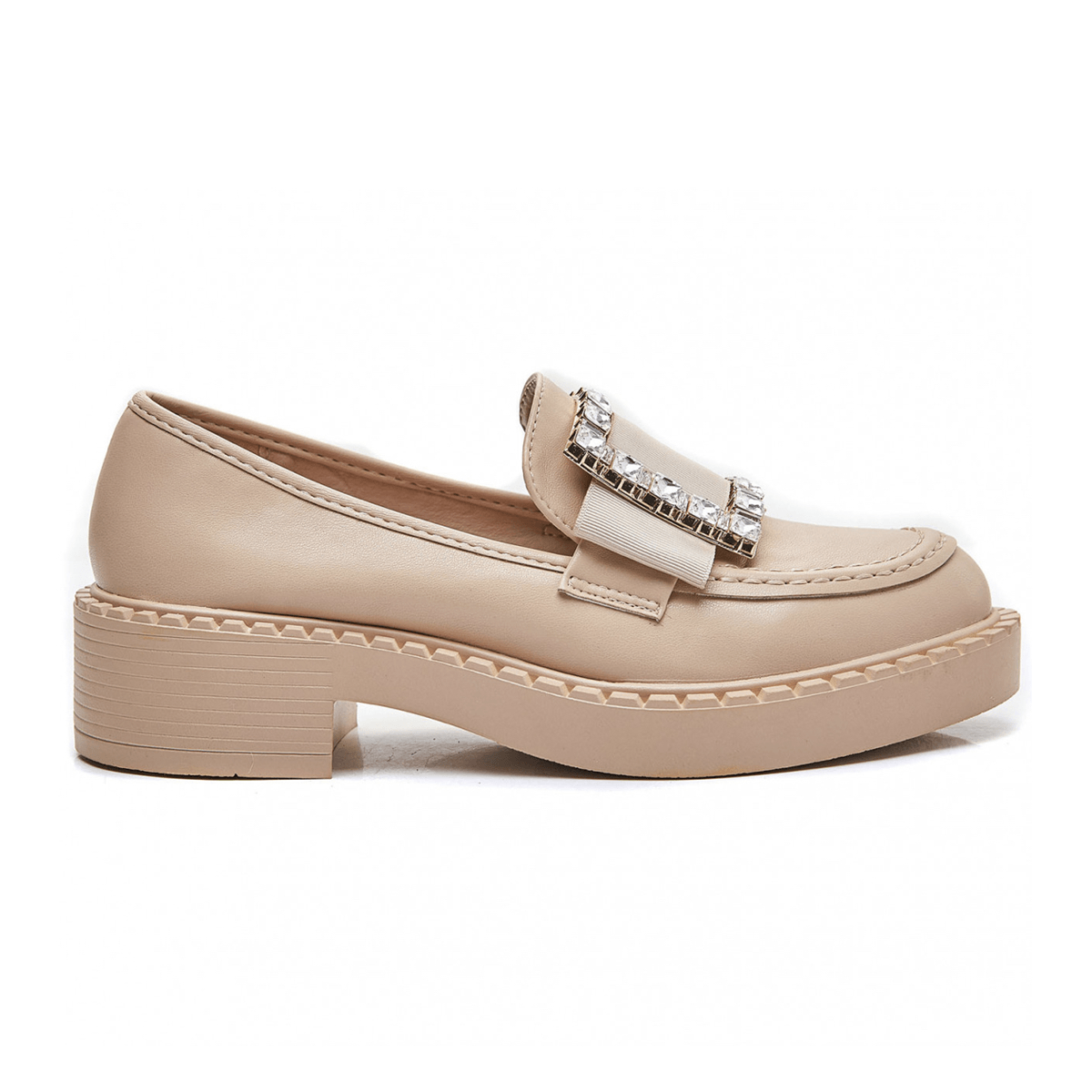 Loafers - beige