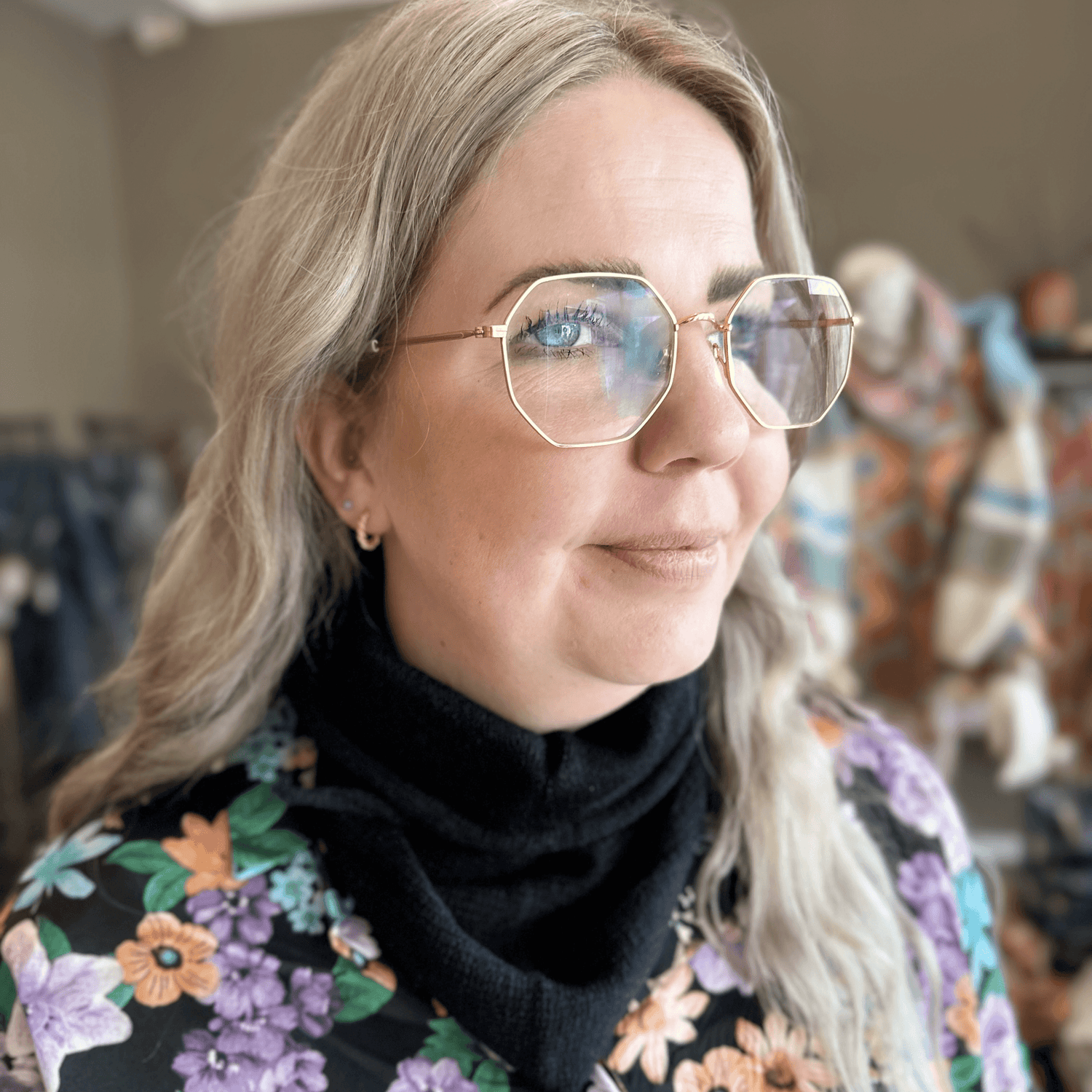 Three m - Knit (strikkede) mini tørklæder - sort - Merle og Wilde