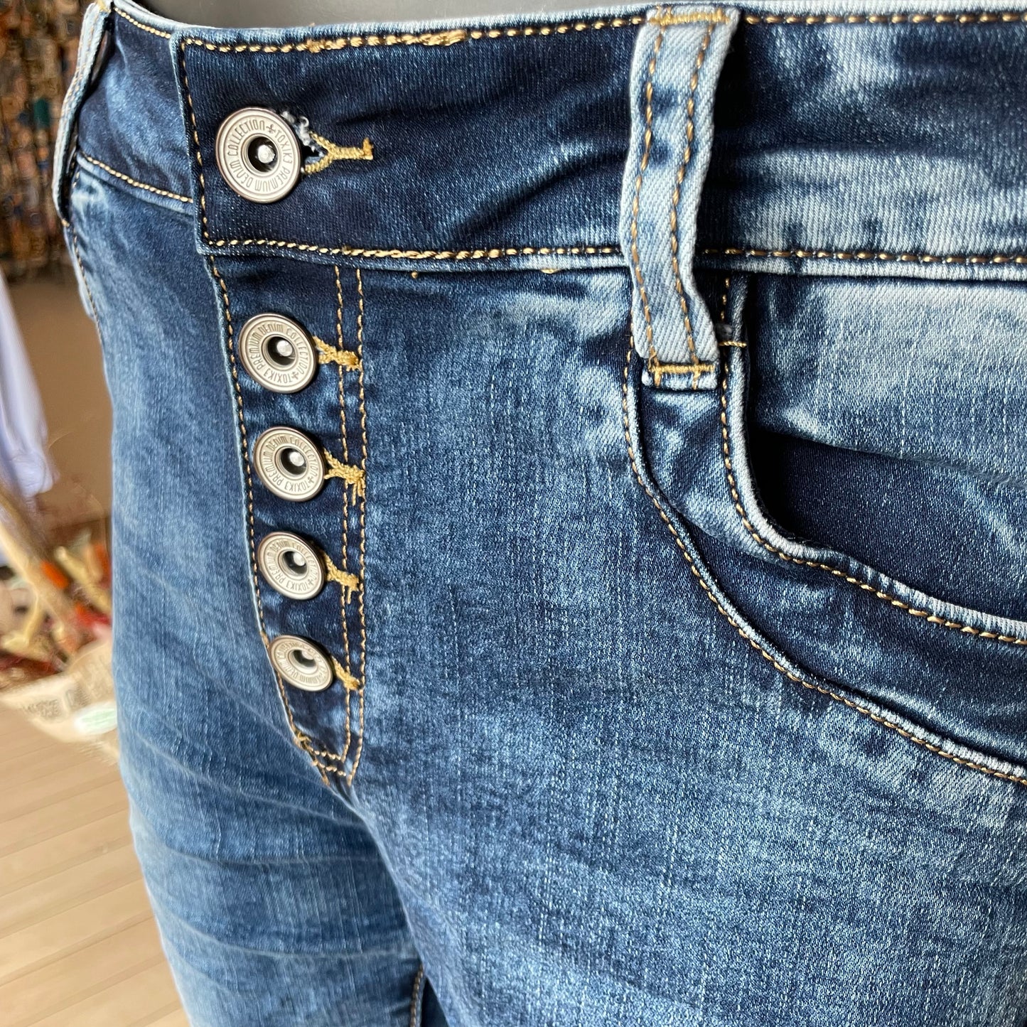 Jewelly jeans - mørke blå jeans